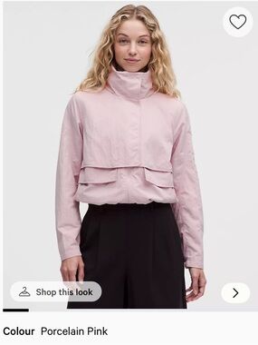 EUC Lululemon Always Effortless Classic-Fit Jacket, Porcelain Pink, Size 6